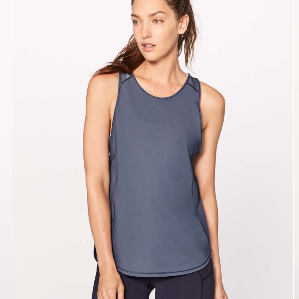 Lululemon Sculpt Tank II in Shadow Blue, Great Quality!